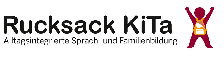 Logo Rucksack Kita: Alltagsintegrierte Sprach- und Familienbildung.